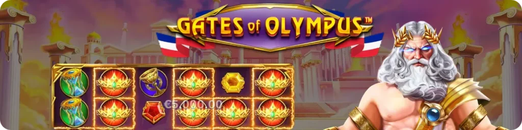 Gates of Olympus slot argent réel - jouez en ligne